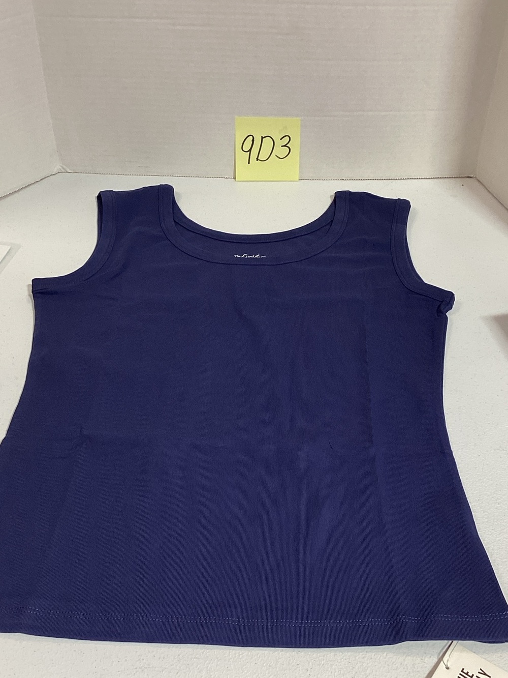 Everly Navy Blue Scoop Neck Tank Top